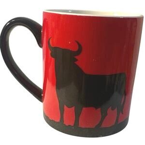 El Toro de Osborne bull coffee mug, collectable spanish coffee mug.
